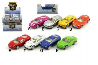 Obrázek z Auto kov/plast na volný chod 8cm mix druhů (24) 